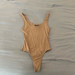 JLUXLABEL Tan Bodysuit